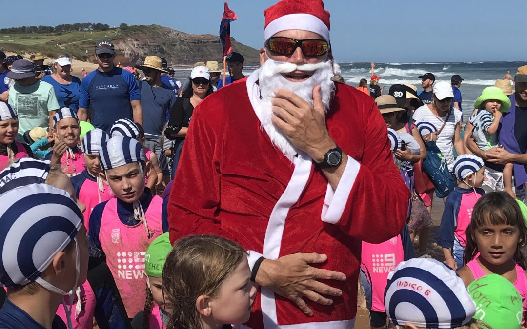 Santa Visits Longy Nippers Christmas Party