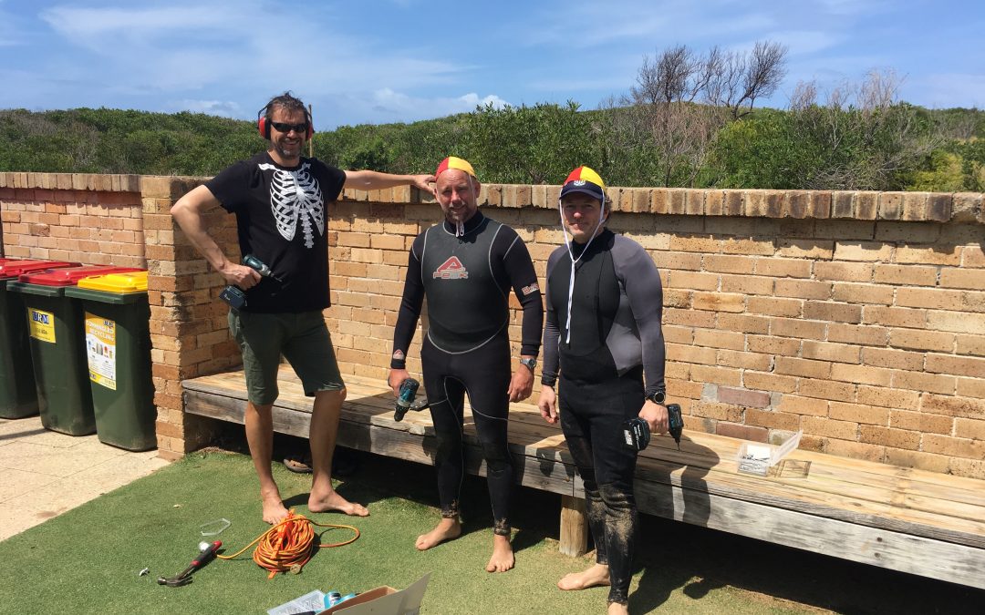 New outside bench thanks to the best tradies ever!